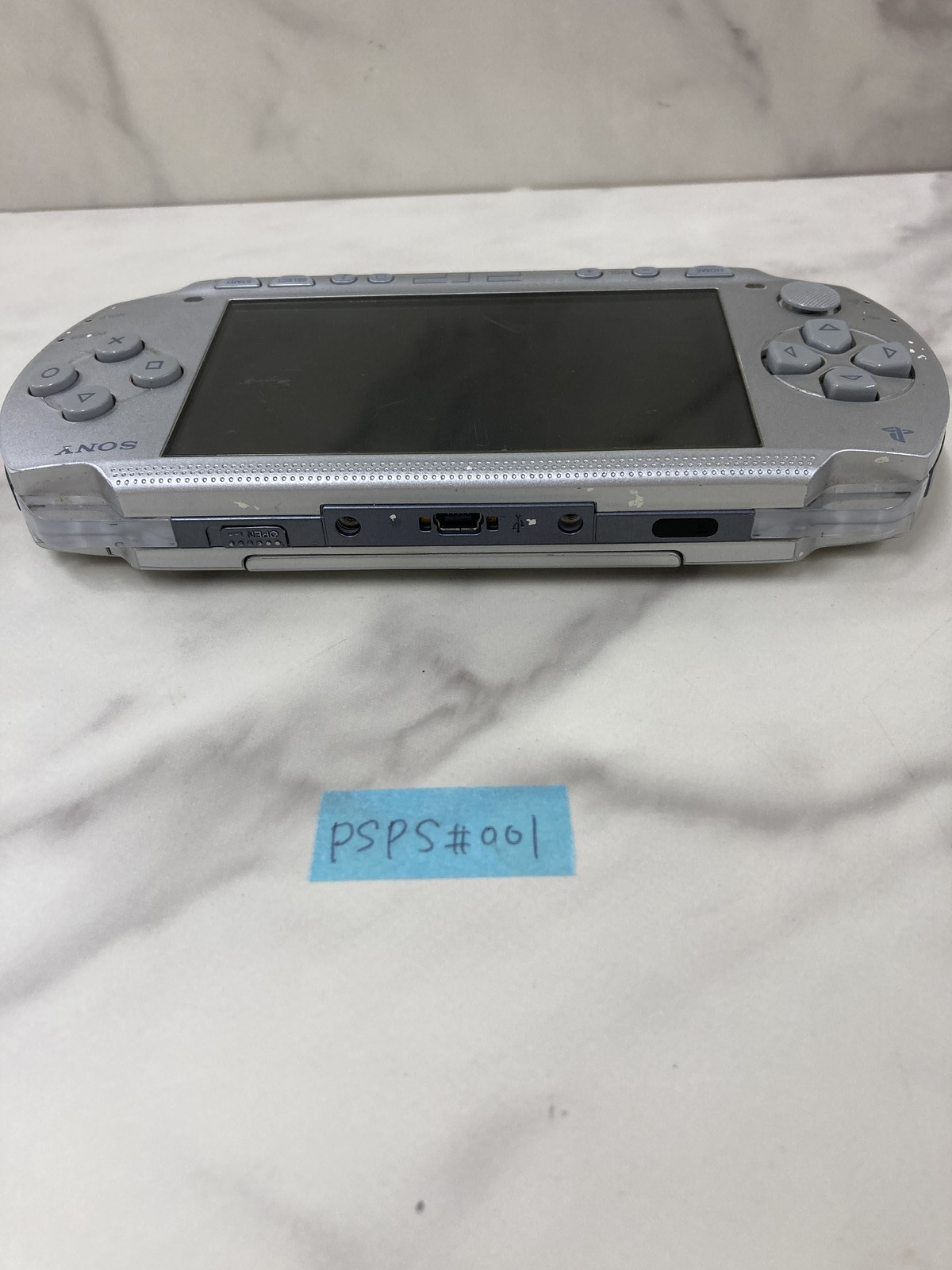Used Silver PSP-1000 Console only | Tested | US Shipping | PSPS#001