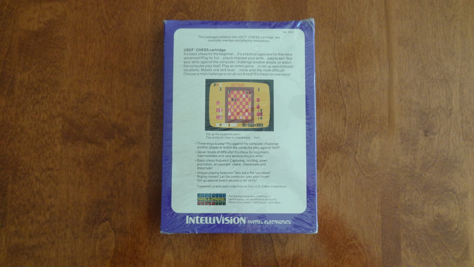 INTELLIVISION USCF CHESS BOXED NEW & SEALED