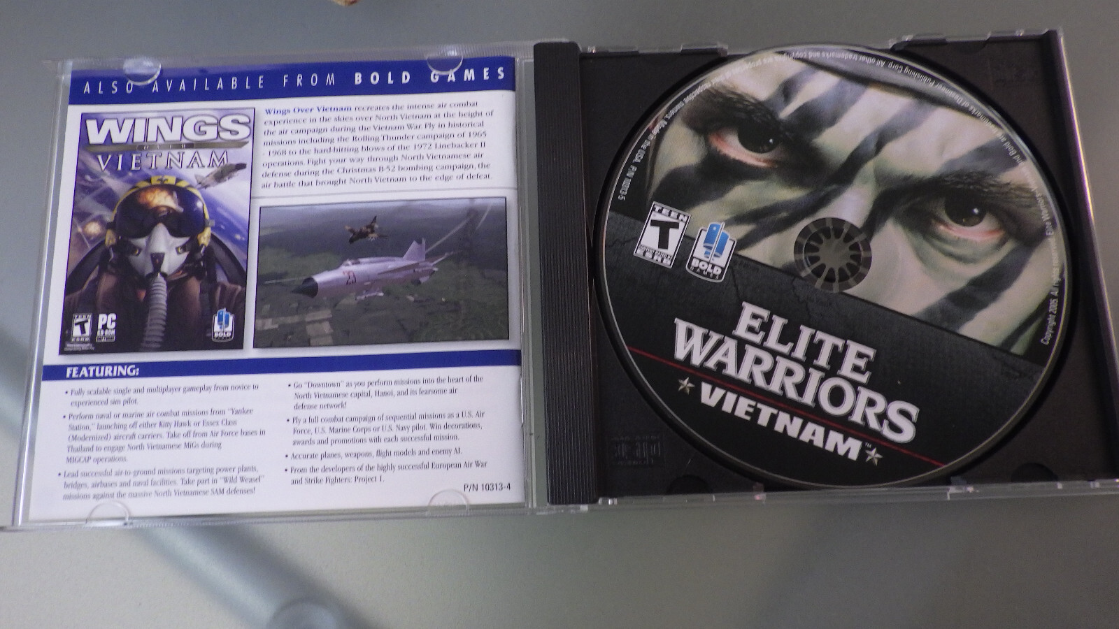 Vtg 2005 Video PC Game SOG John Plaster ELITE WARRIORS VIETNAM Big Box *Complete