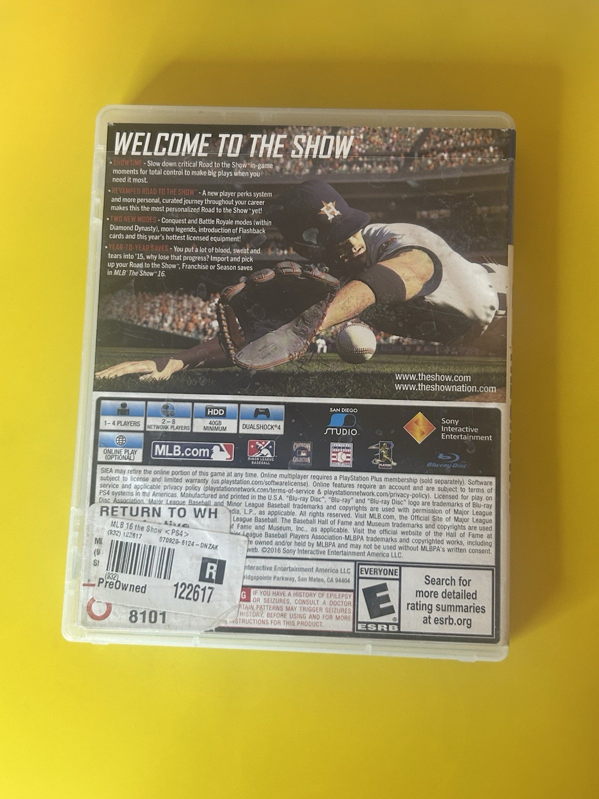 MLB: The Show 16 (Sony PlayStation 4, 2016)