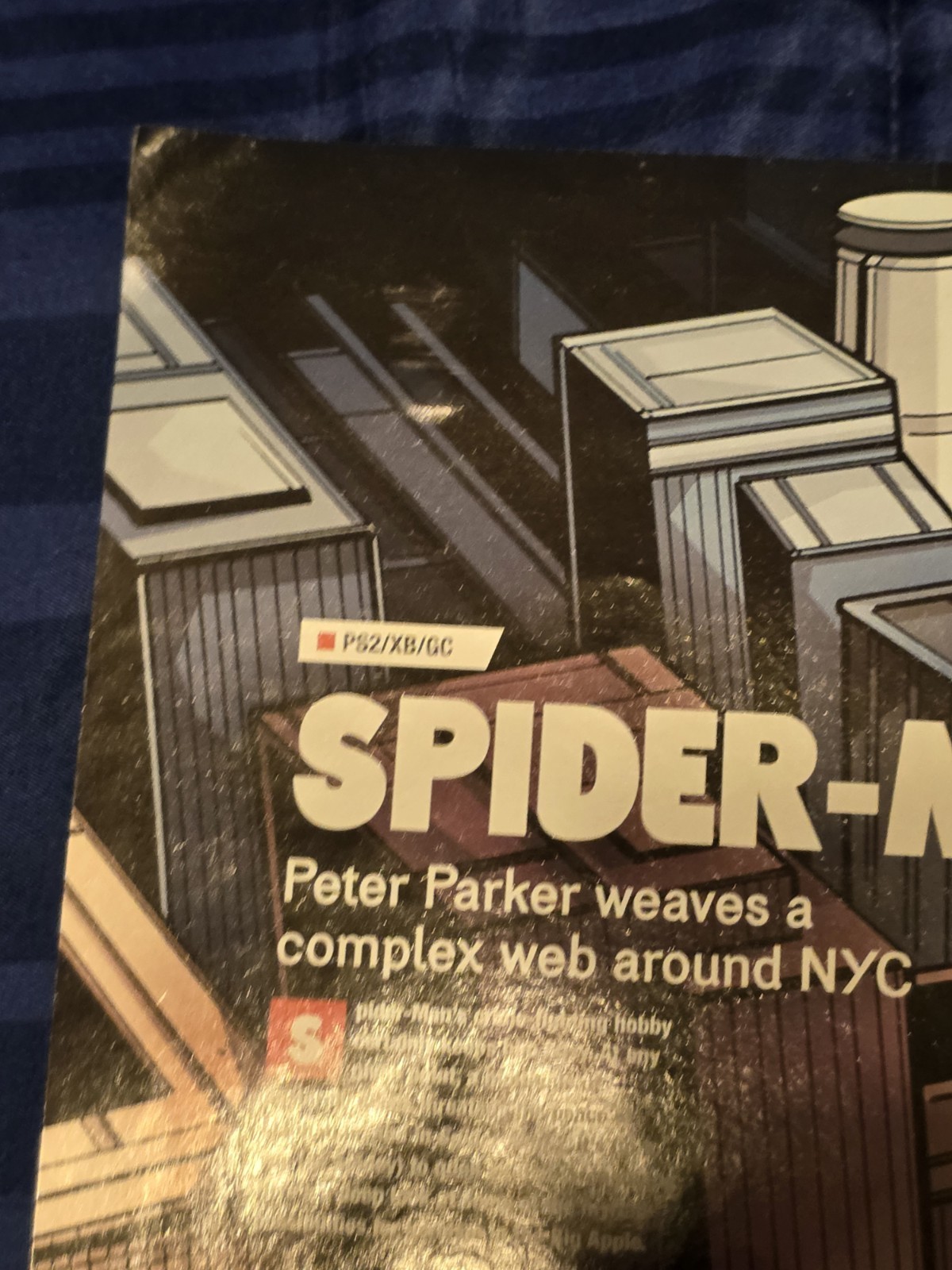 Spider-Man 2 2004 Double Sided EGM Promo Poster Video Game Movie Marvel