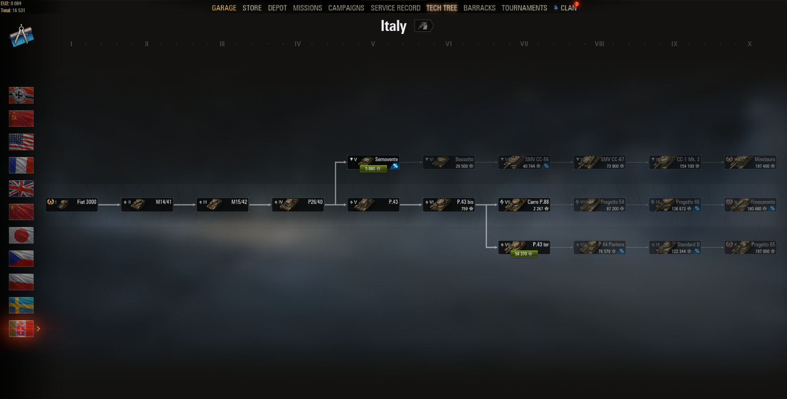 World of Tanks Account a lot of premiums Tier X