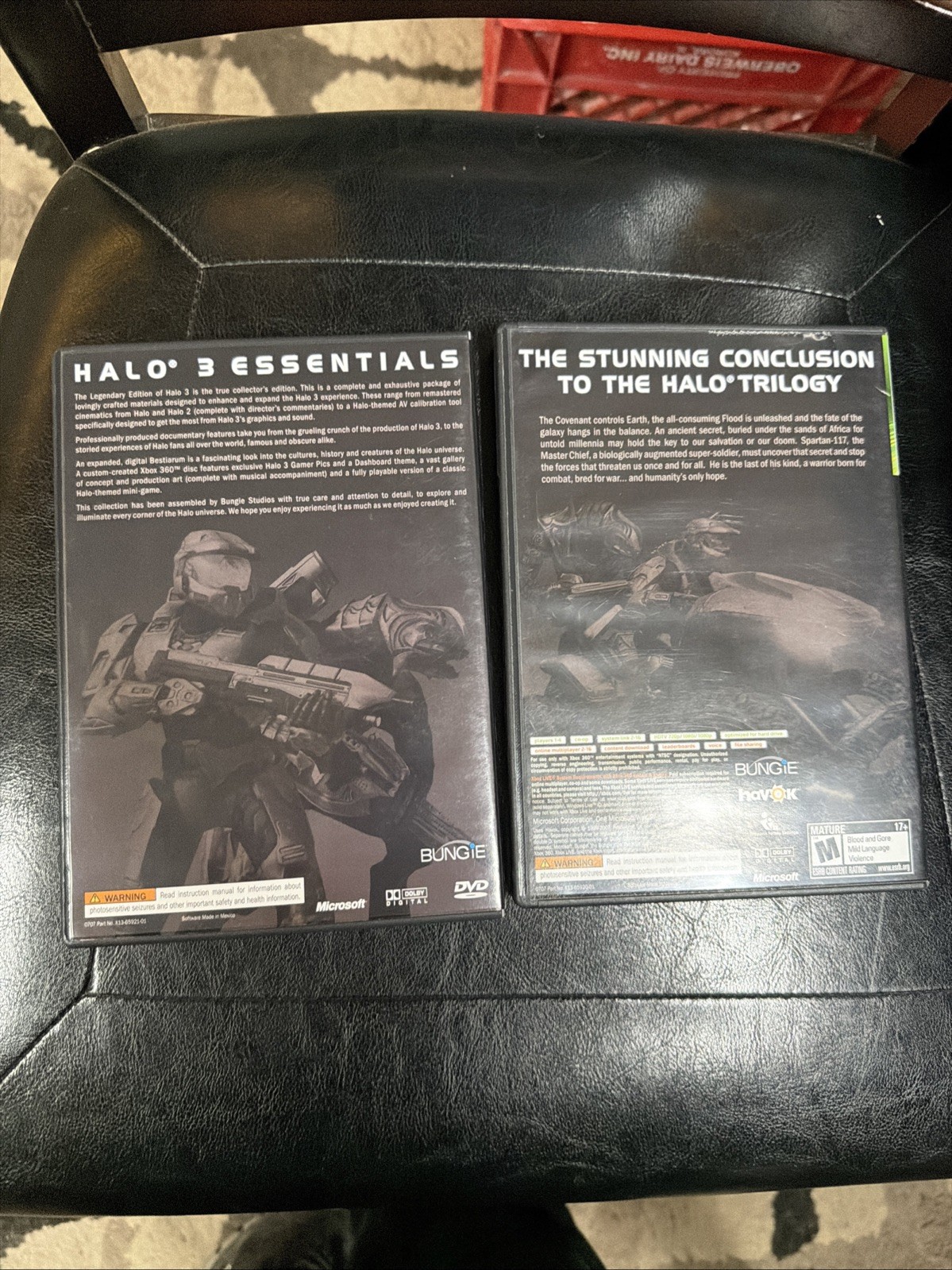 Halo 3 Legendary Edition Xbox 360 game disc. With Essentials. All Tested
