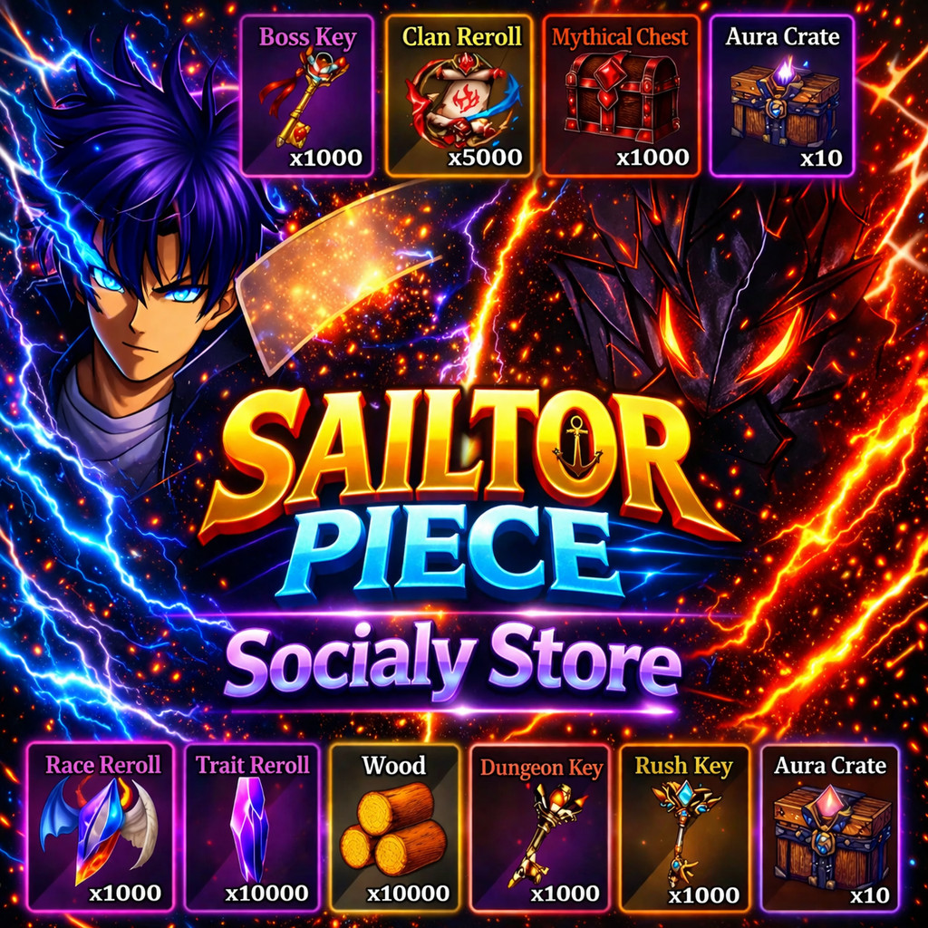 [🟢ONLINE] ⭐ Sailor Piece ALL ITEMS ⭐| INSTANT DELIVERY | SAFE | FRUITS