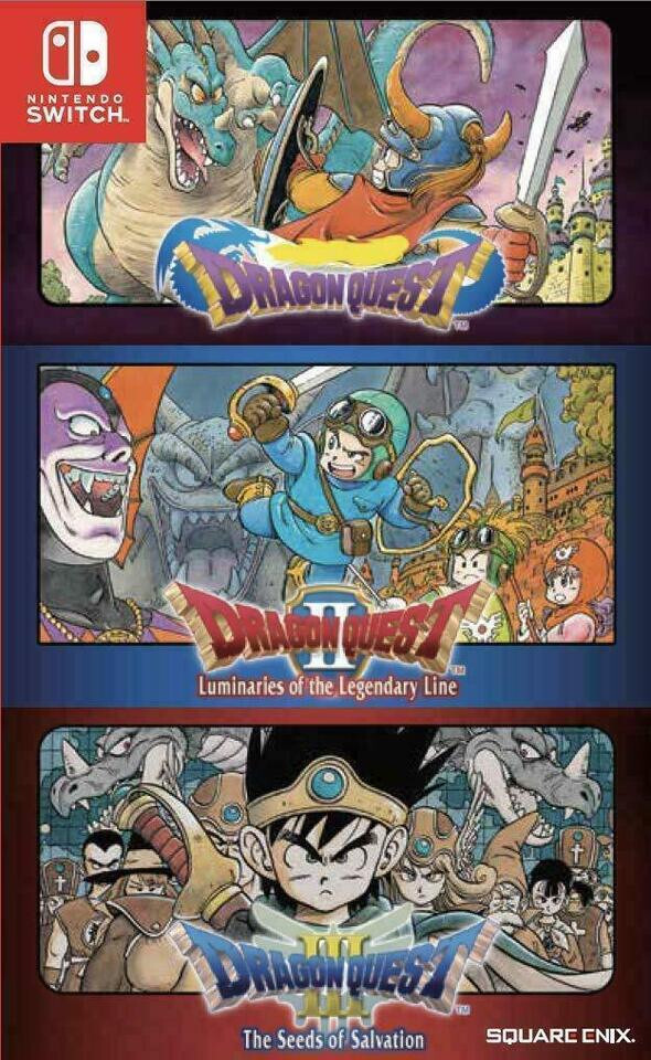 Dragon Quest Collection 1, 2, 3 – Nintendo Switch Brand New