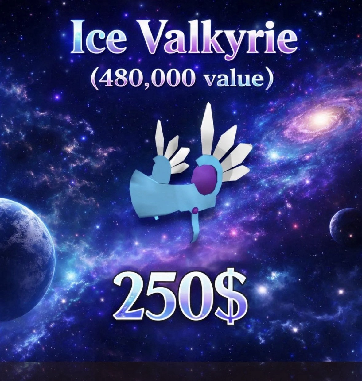 Ice Valkyrie Collectible – Virtual Item (480,000 Value)