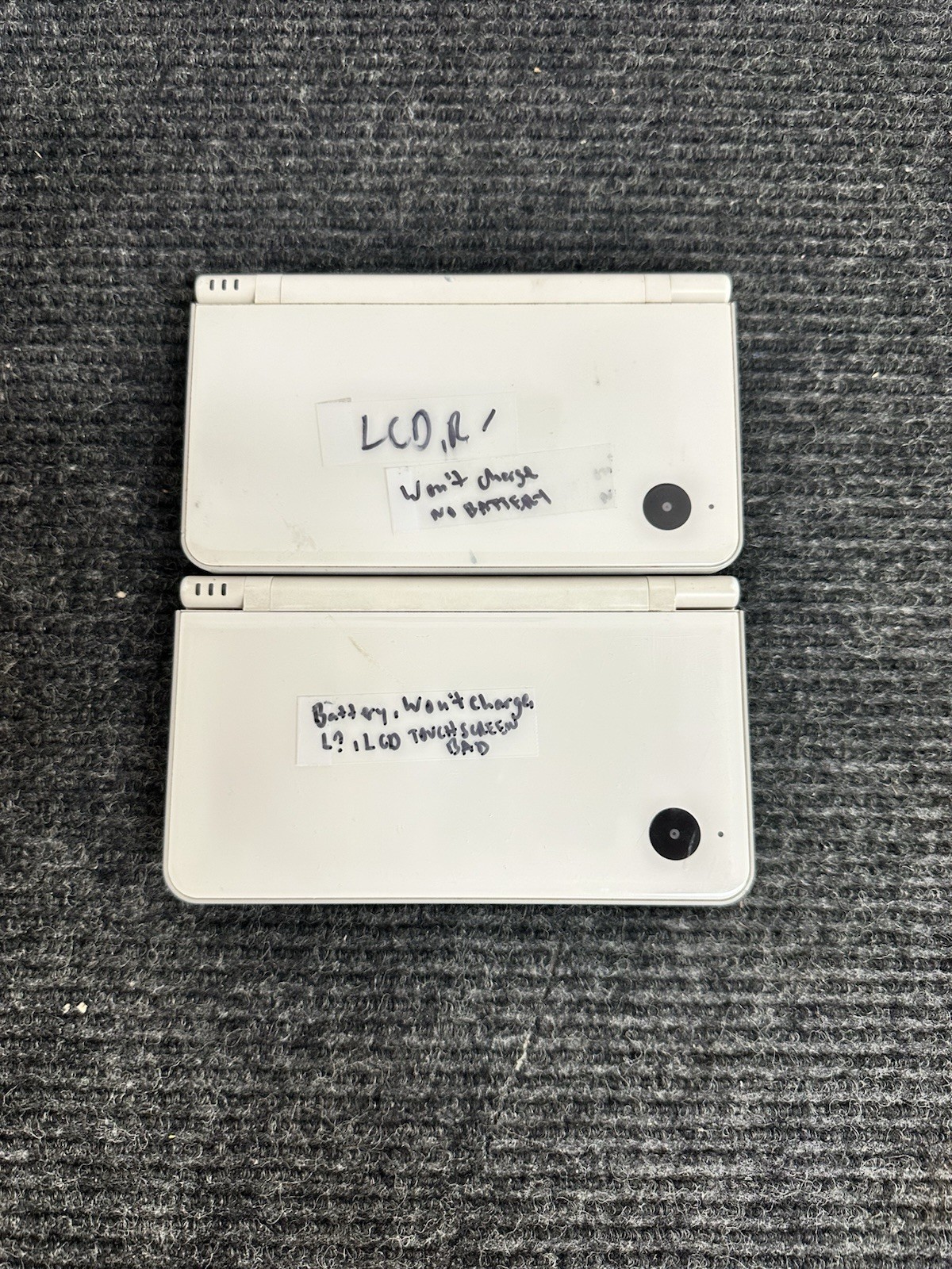 Lot Of 2 Nintendo DSi XL LL Console UTL-001(JPN) White Defective
