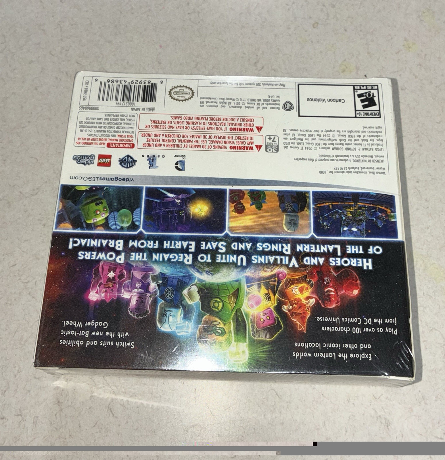 ToysRUs Preorder Joker Keychain LEGO Batman 3 Beyond Gotham Nintendo 3DS Sealed