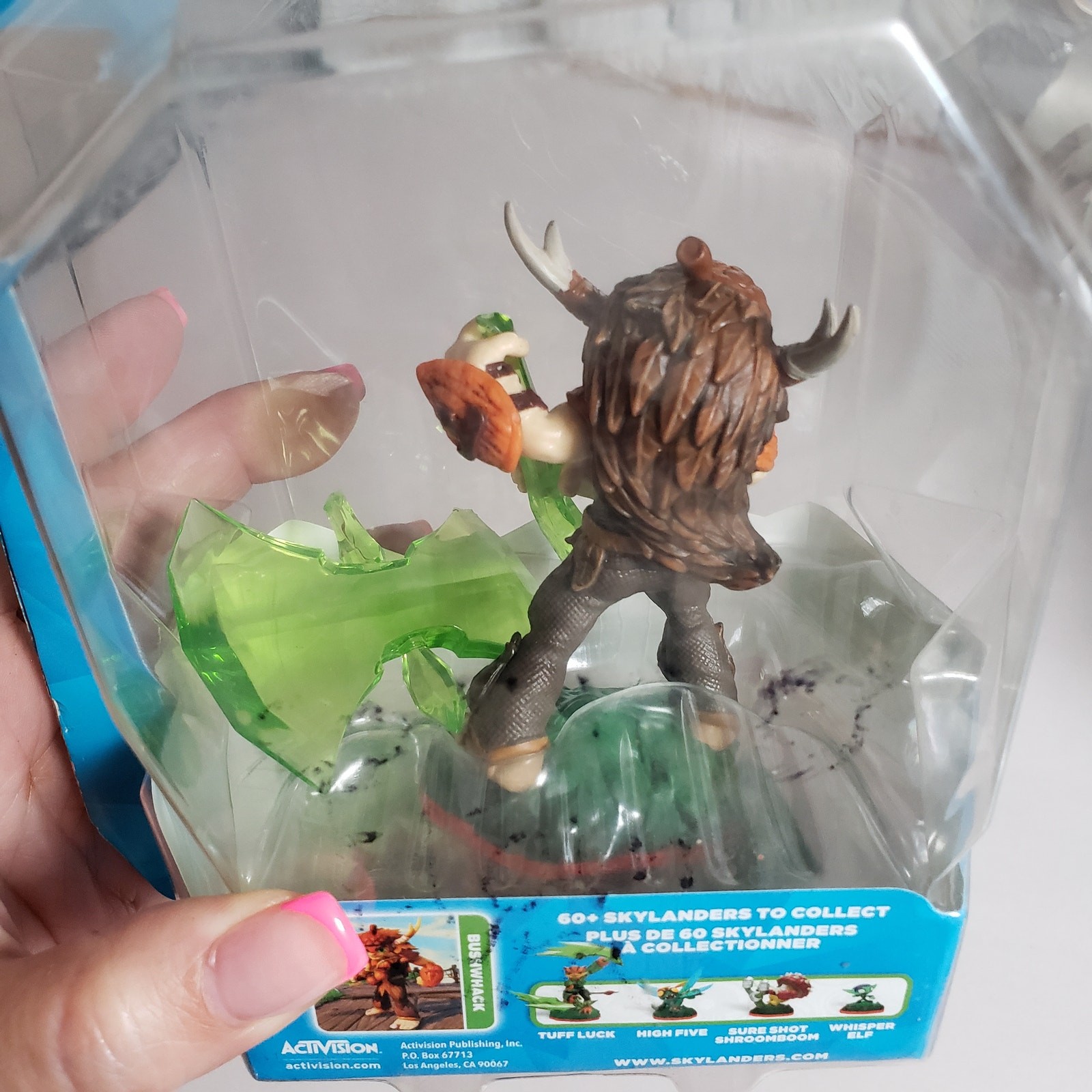Skylanders Trap Team 87164888 Bushwhack Axe To Max Video Game Figure *broke*