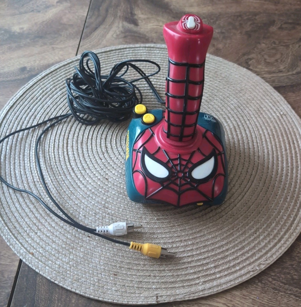 Marvel Spider-Man Plug & Play Microconsole Joystick Composite RCA TESTED&WORKS