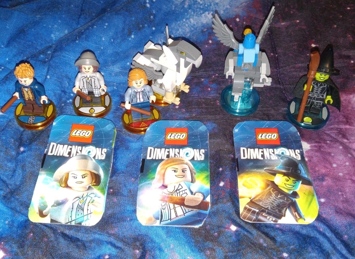 Lego Dimensions – Harry Potter – Wizard of Oz – 4 Figures – 2 Vehicles