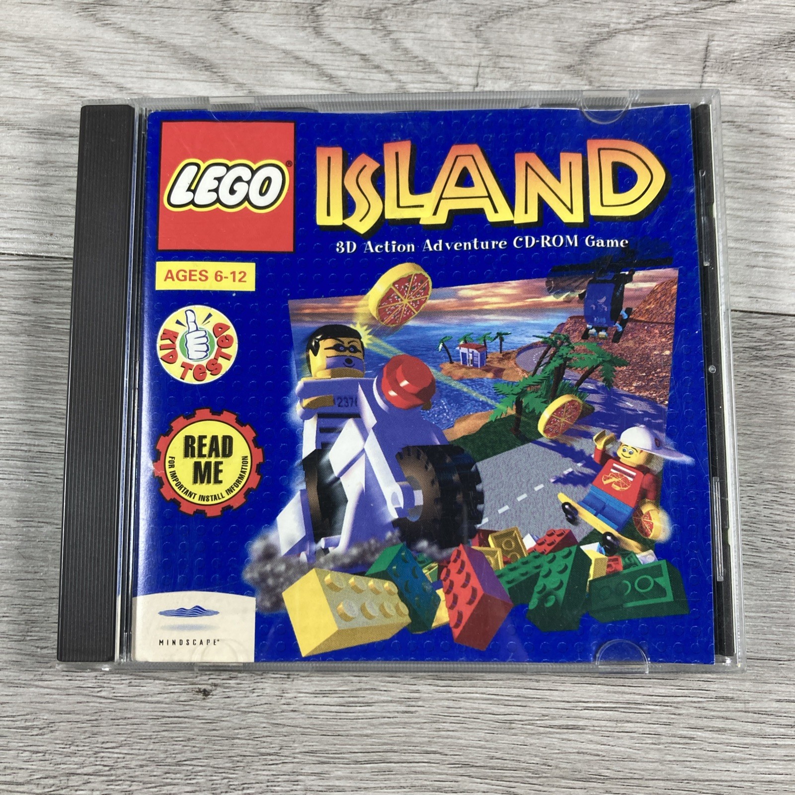LEGO Island PC Game 1997 Windows 95 CD-ROM Mindscape Vintage Action Adventure