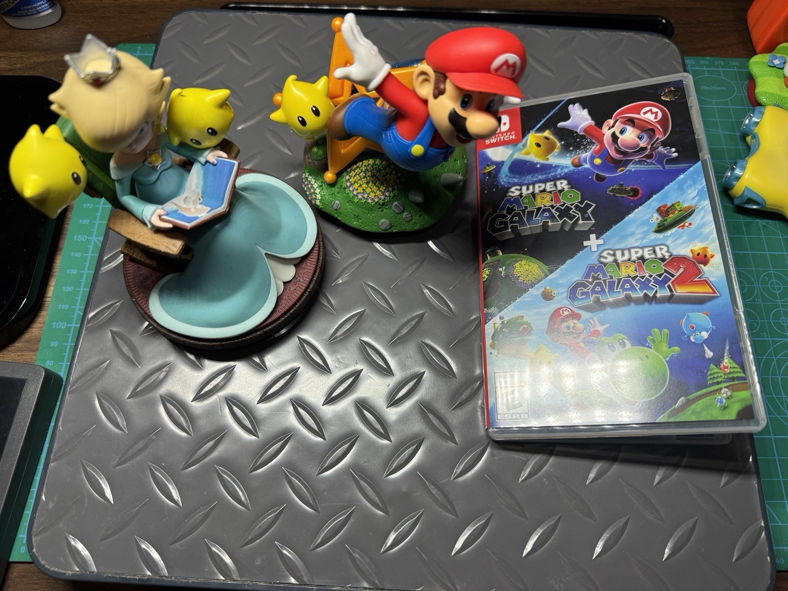 Super Mario Galaxy + Super Mario Galaxy 2 Switch + Both Amiibo