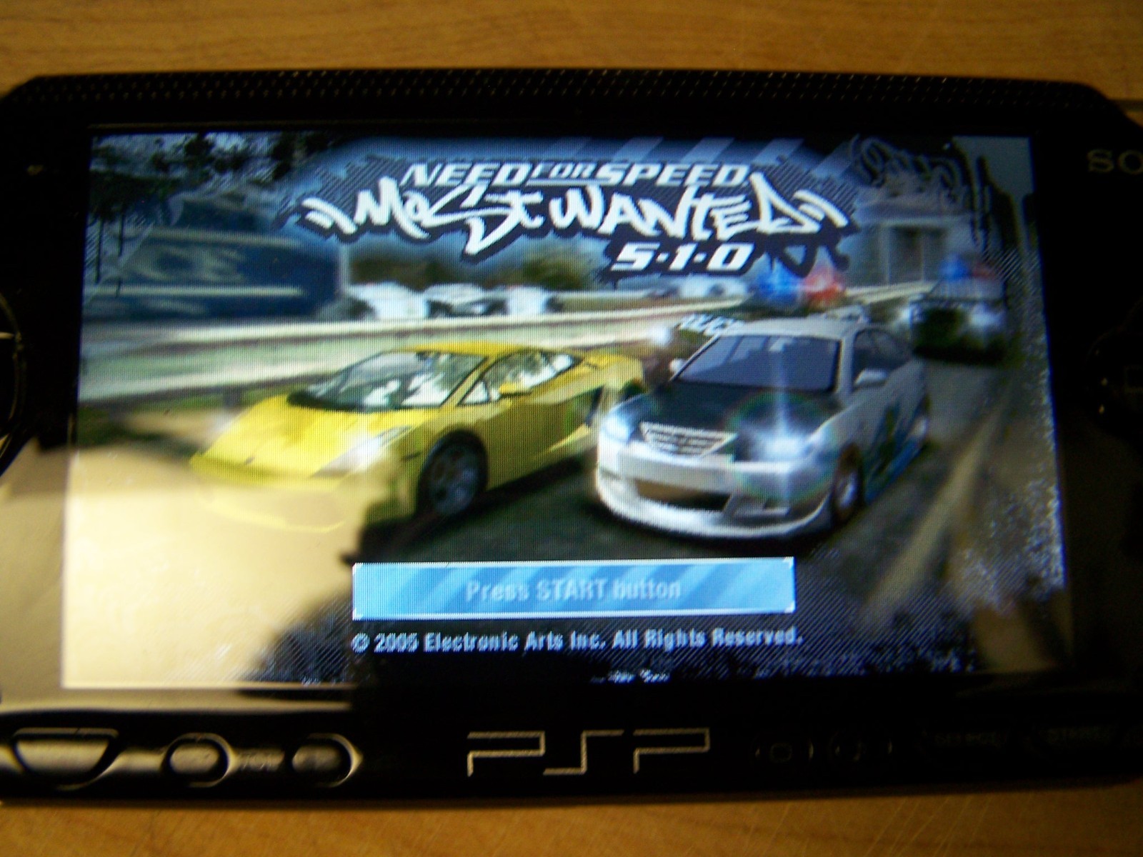Sony PSP Black Model 1001 with Box, 32MB Card, Dexter Game, Power Cord, Tested