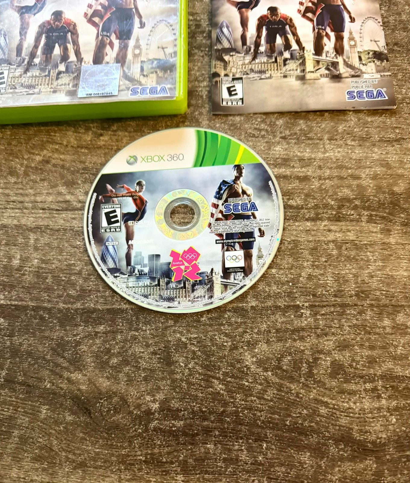 London 2012 Olympics (Microsoft Xbox 360, 2012) COMPLETE! Tested & Working!