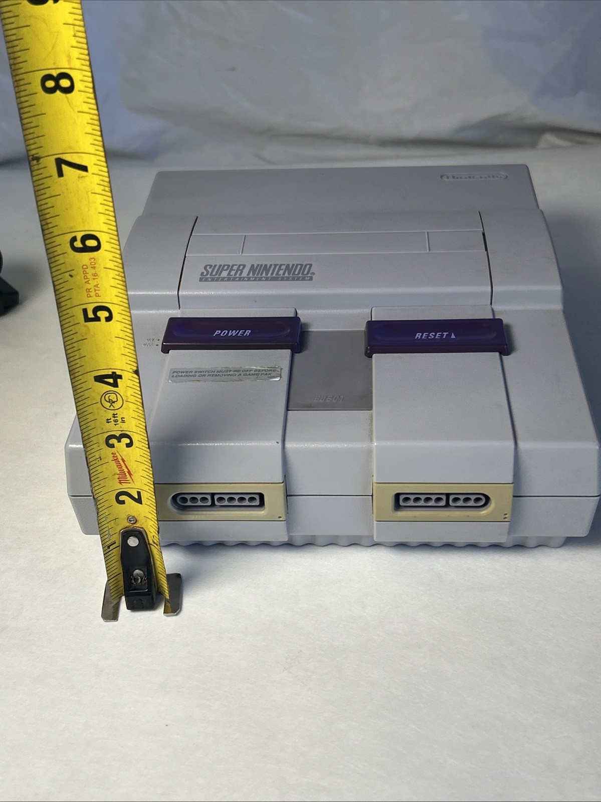 Super Nintendo Entertainment System SNES SNS-001 Console W Mario World All OEM