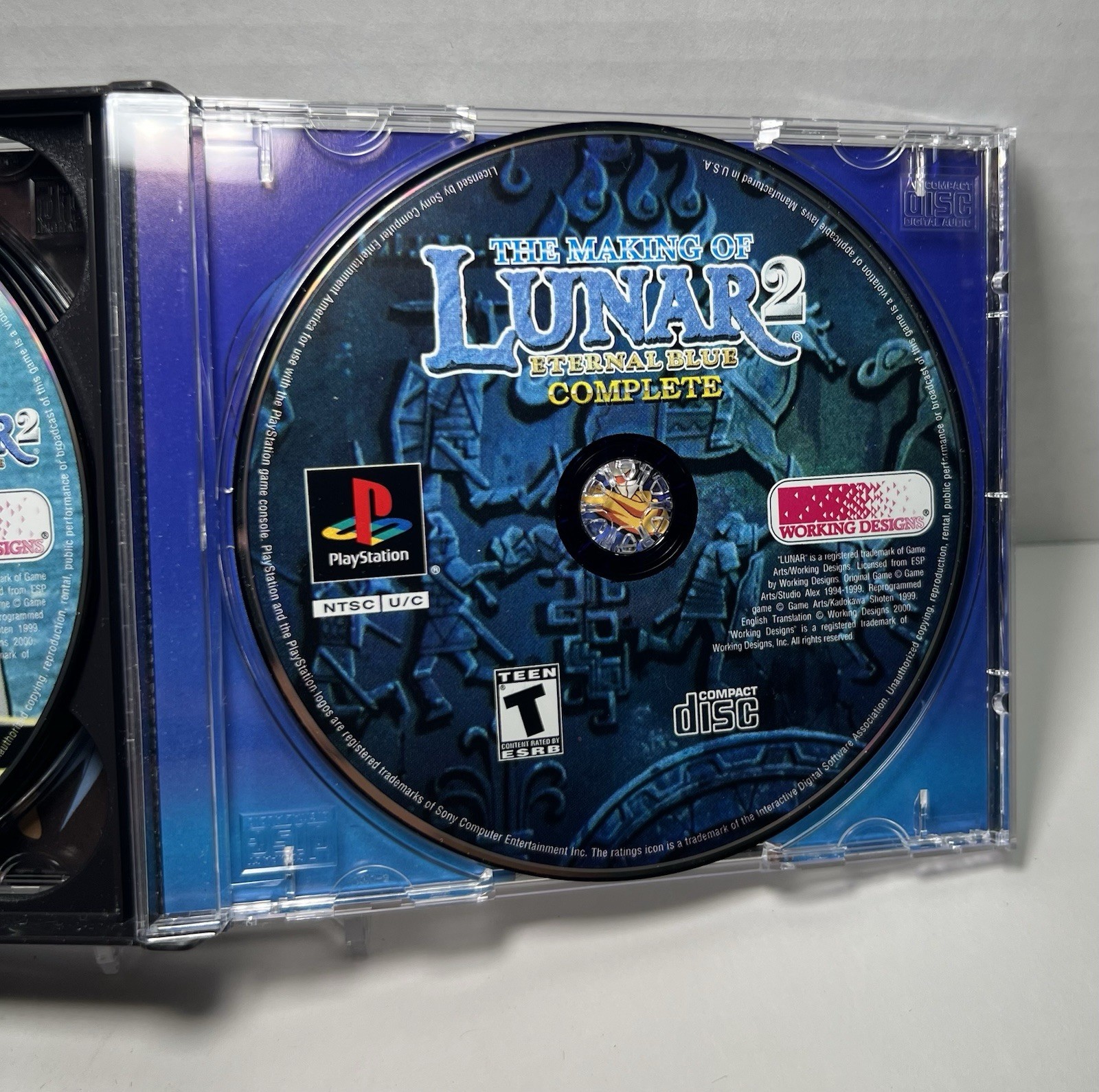 Lunar 2 Eternal Blue Complete PS1 Collector’s Edition Complete Working ••