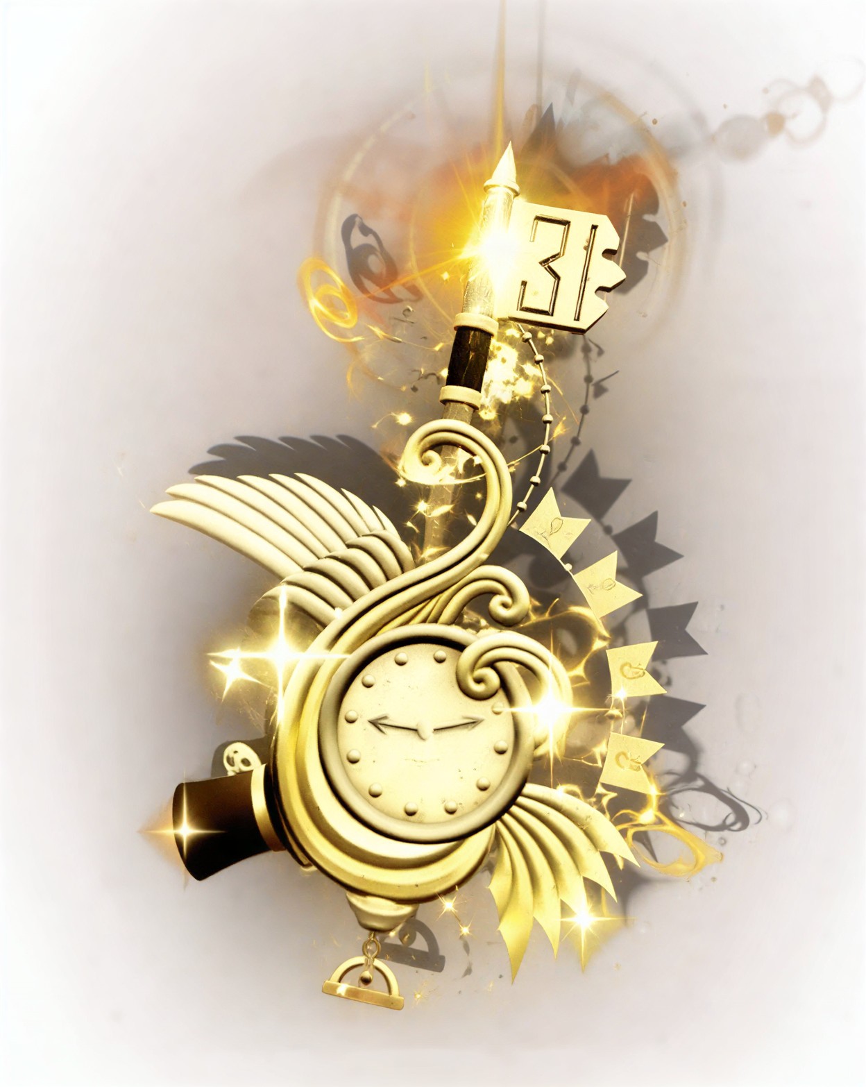Clock’s Locket Rod Skin- Digital Item – Roblox Fisch