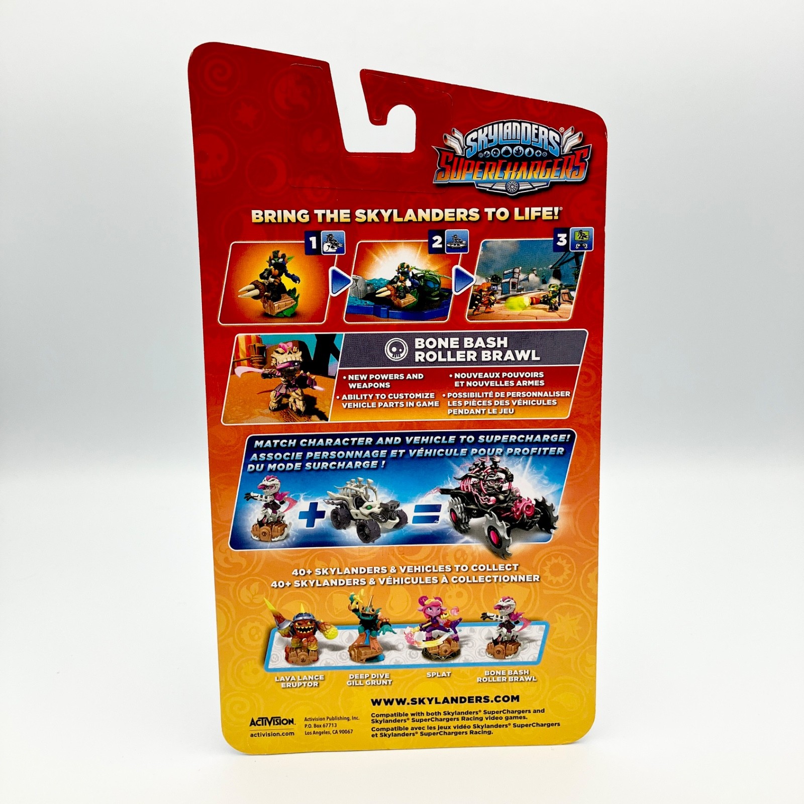 Skylanders Superchargers Bone Bash Roller Brawl Figure NIB Activision NEW SEALED