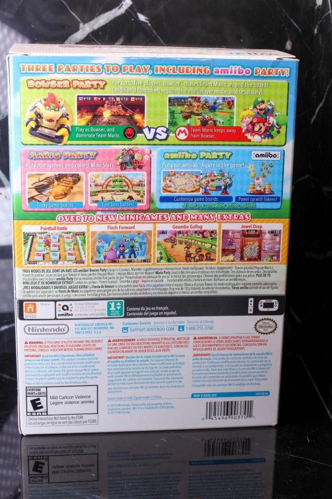 Mario Party 10 + Mario Amiibo Bundle for Wii U — SEALED LIMITED EDITION