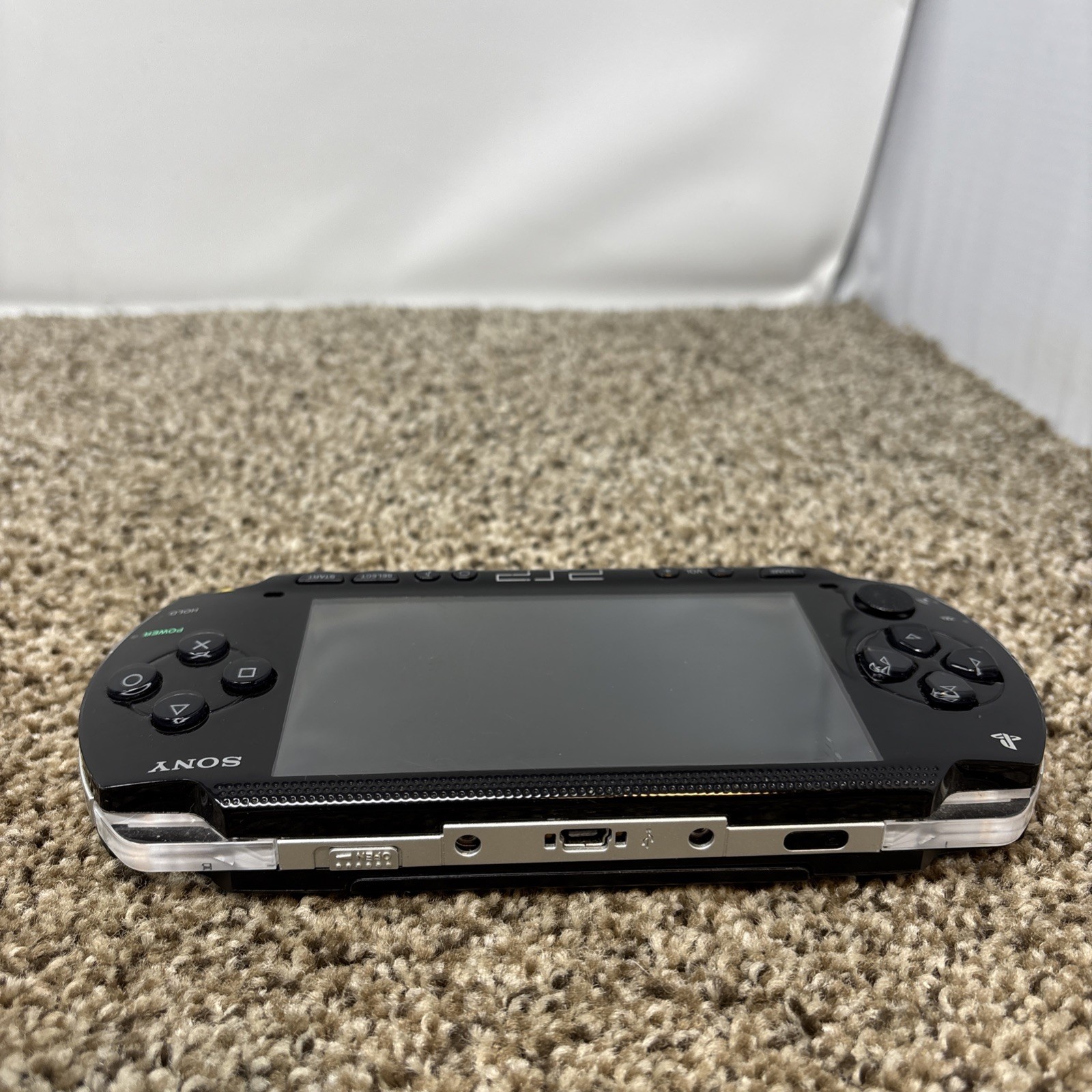 Sony PSP-1001 Handheld Console Black Tested NO BATTERY OR COVER