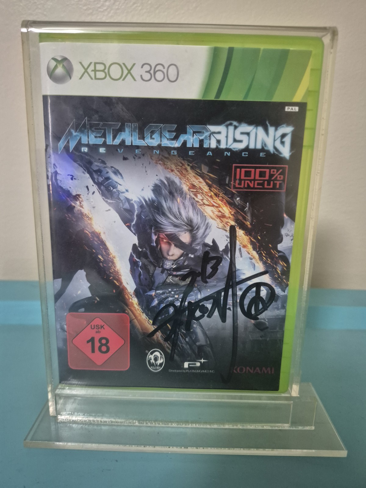 Metal Gear Rising: Revengeance Xbox 360 Autographed (READ DESCRIPTION)