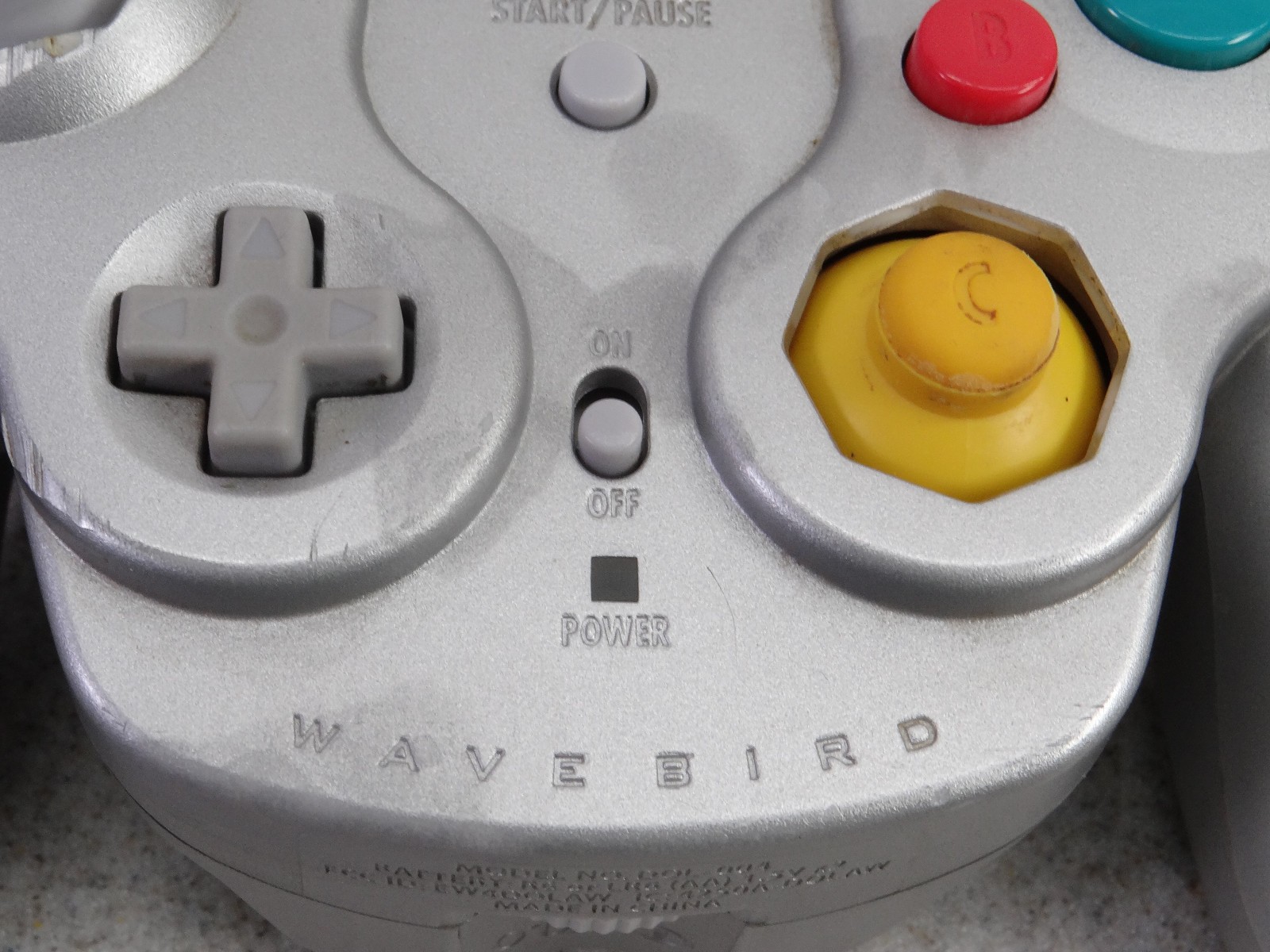 Nintendo GameCube Wavebird Wireless Controller Only Gray DOL-004. No Dongle