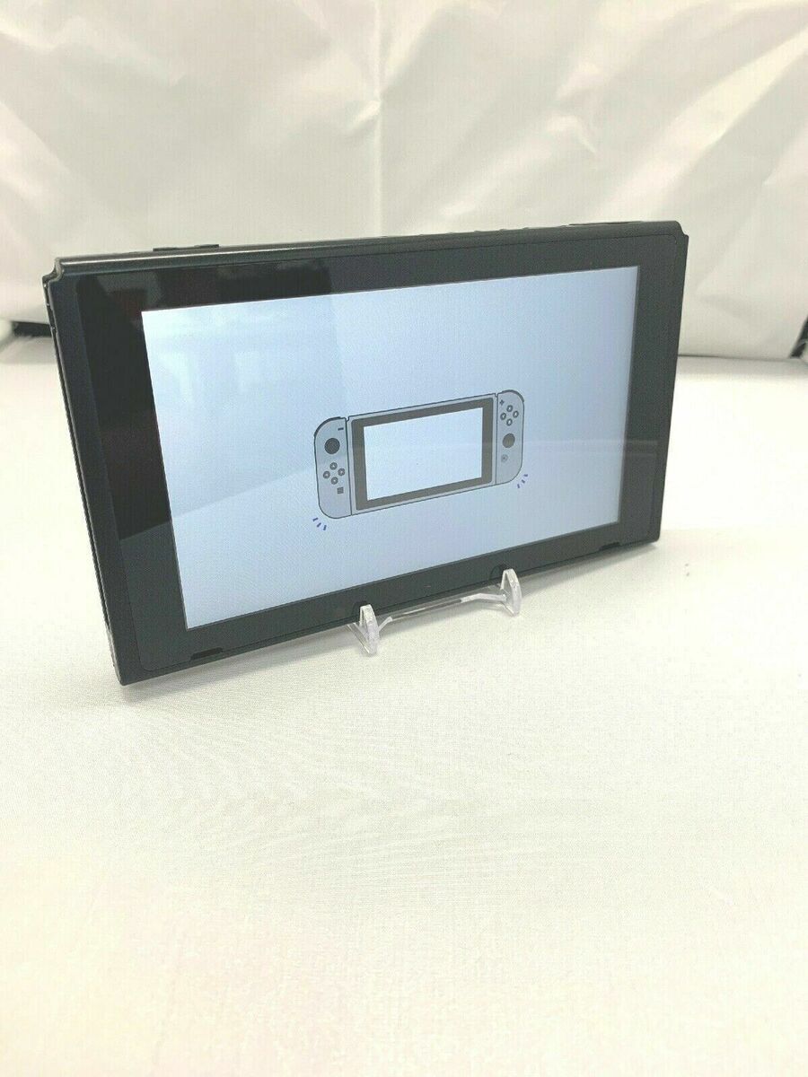 Nintendo Switch HAC-001 32GB Console Only Black For Parts Joy-Con Not Connecting