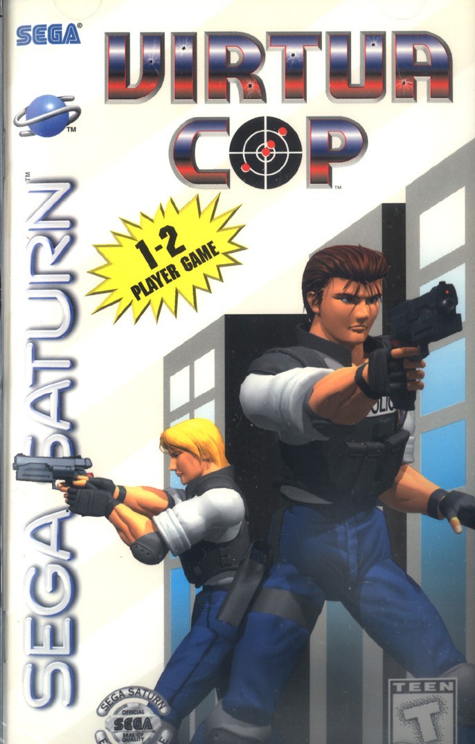 Virtua Cop For Sega Saturn Vintage Shooter 2E
