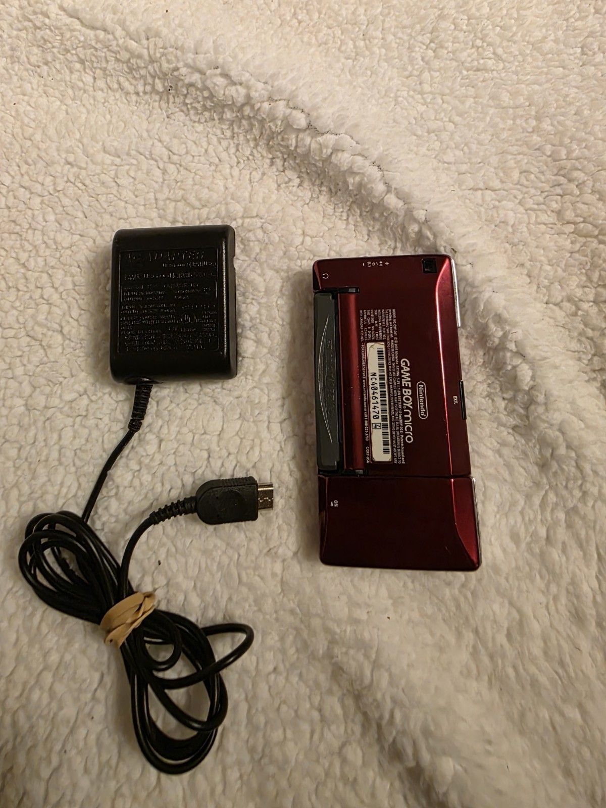 Nintendo Game Boy Micro 20th Anniversary Edition Famicom W/charger