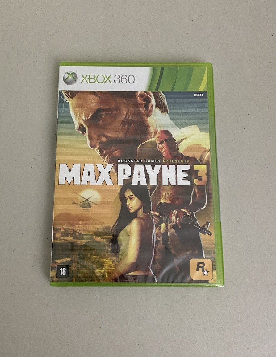 Max Payne 3 Game (Xbox 360, BRAZILIAN) Brand New Factory Sealed Brazil