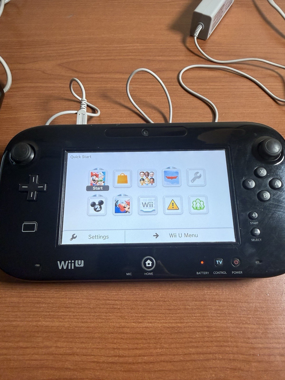 Nintendo Wii U 32GB Console Deluxe Set – Black W Cords