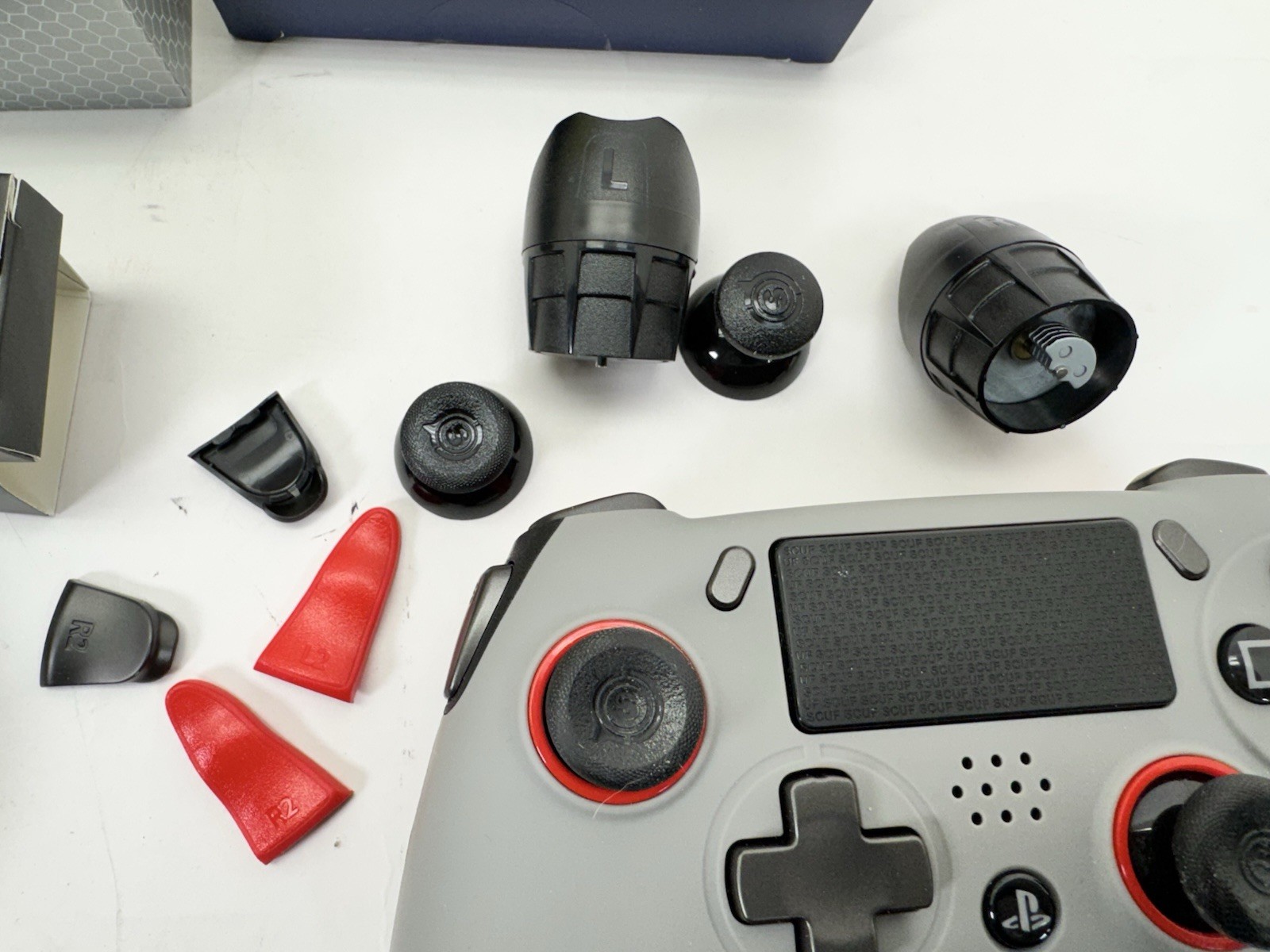 Untested LIGHTS UP- SCUF Vantage 2 Controller + ACCESSORIES KIT Sony PS4 / PC