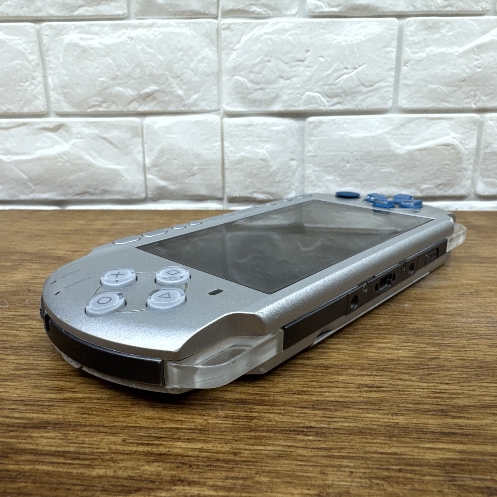 Sony PSP-3000 Portable Mystic Silver Handheld System Parts/Repair Untested