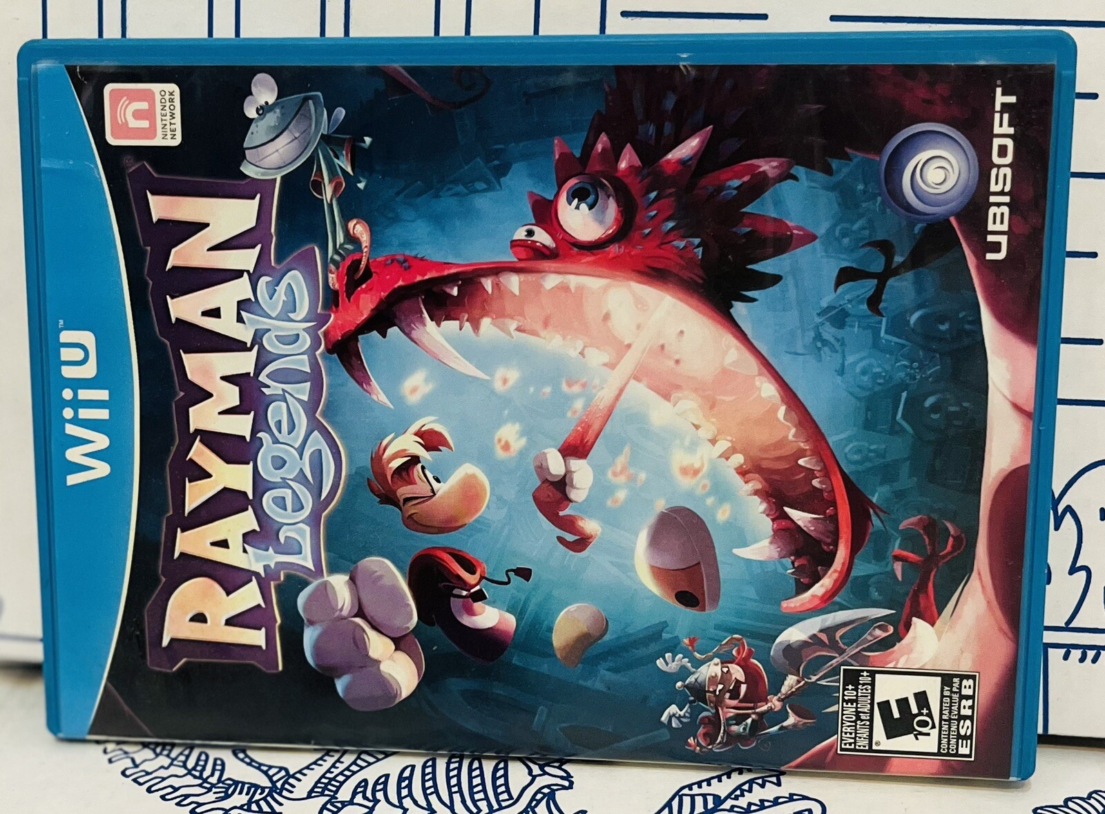 Rayman Legends Nintendo Wii U 2013 Ubisoft Game Cartoon Adventure Comic Mischief