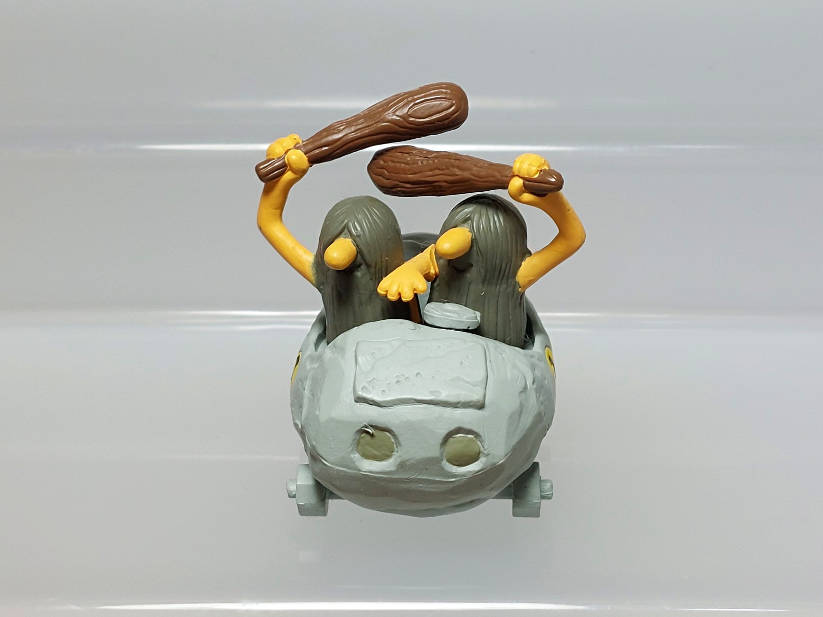 Wacky Races HG Series Boulder Mobile Vehicle Figure Bandai 2000 Japan H03 1.7in