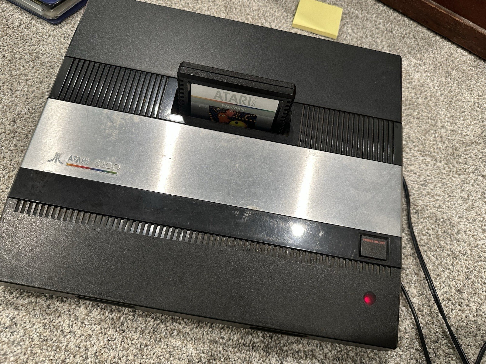 Atari 5200 console in Box with manual & original Pac-Man TESTED Great Condition