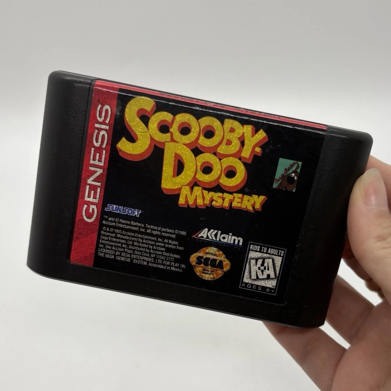 Scooby-Doo Mystery Sega Genesis Cartridge Cart Only Tested