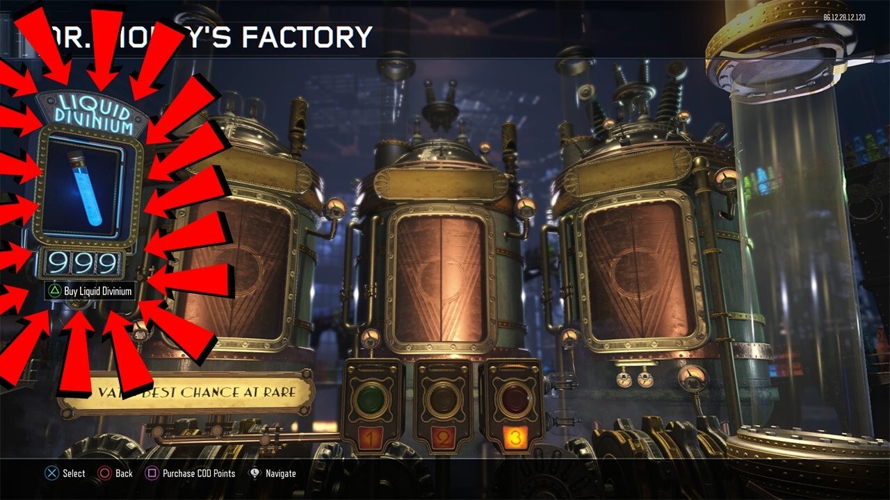 Bo3 liquid divinium ps4/5, 20000 liquid diviniums.
