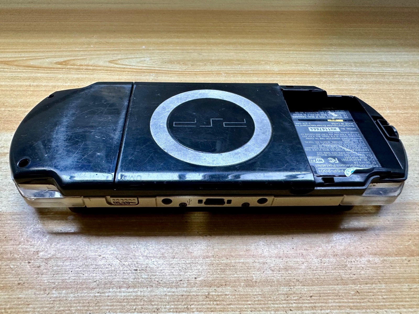 Sony PlayStation Portable PSP 2001 Onyx Charcoal Black Handheld System Console