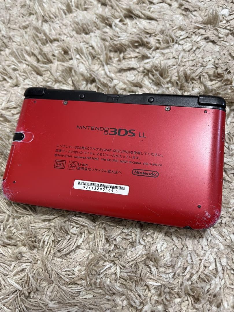 Nintendo 3DS LL Red x Black Body s0618m