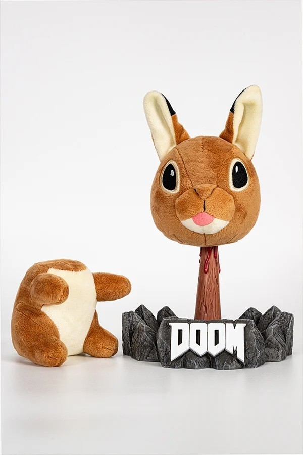 DOOM Daisy Plush with Base and Pike Brand New in Sealed Box Bethesda Sold Out