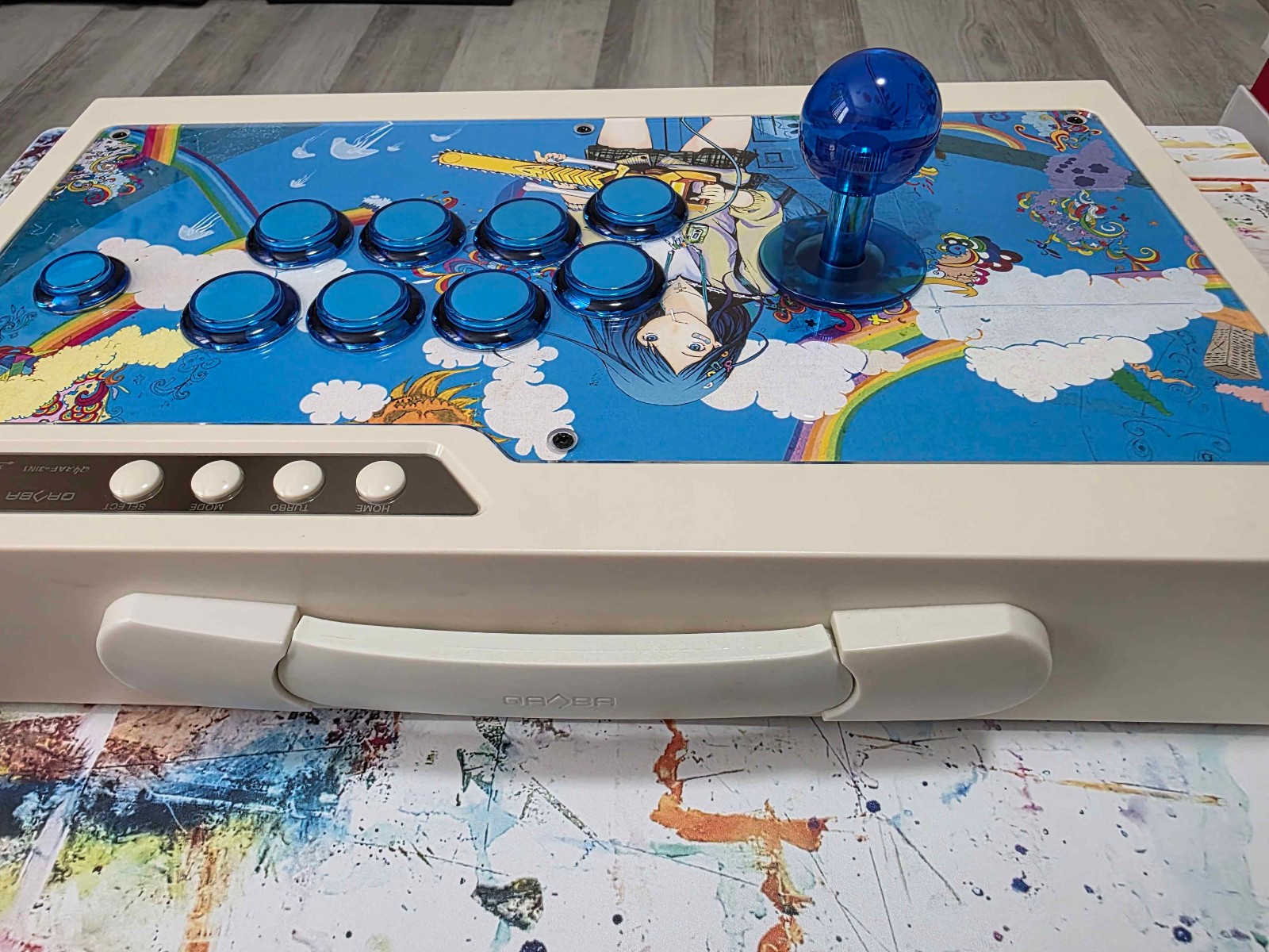 Custom Modded Qanba 4 Q4 RAF 3-in-1 Arcade Fight Stick for PS3, Xbox 360, PC