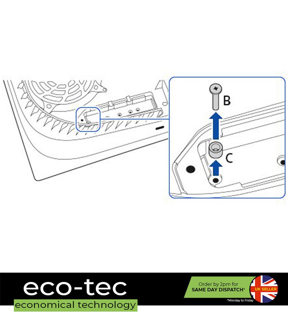 PS5 SSD Solid State Drive Screw Kit Replacement for Playstation 5 HDD Expansion
