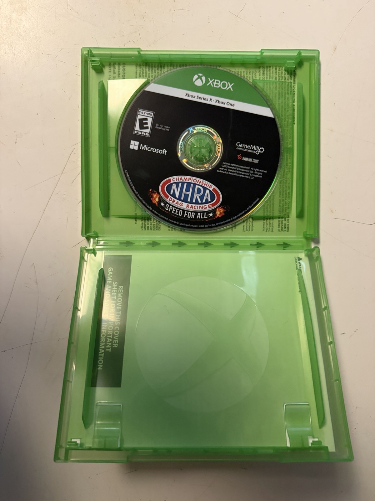 GameMill Championship NHRA Drag Racing Speed For All Xbox X|S Xbox One E