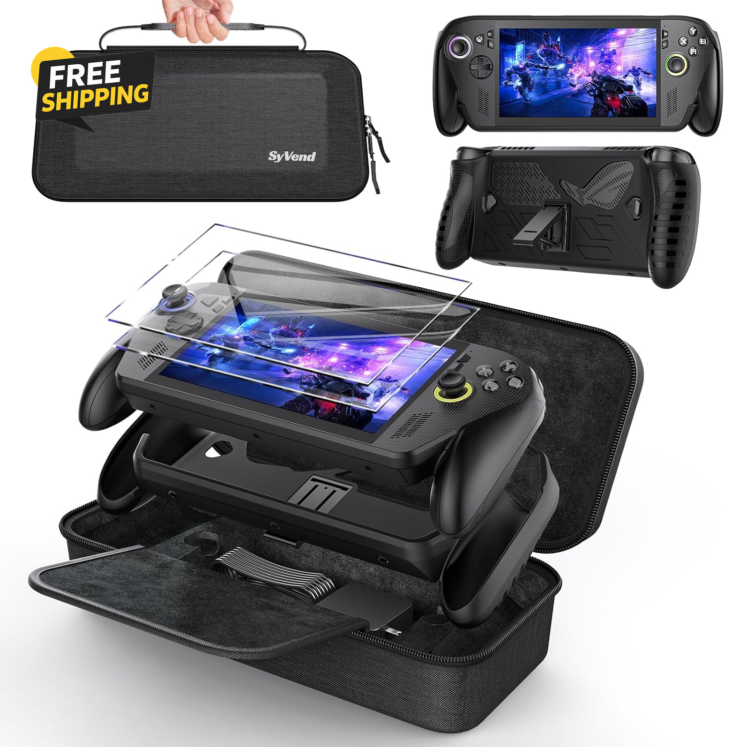 Carrying Case 3 in 1 Accessories Compatible with ASUS ROG Xbox Ally & ROG Xbox