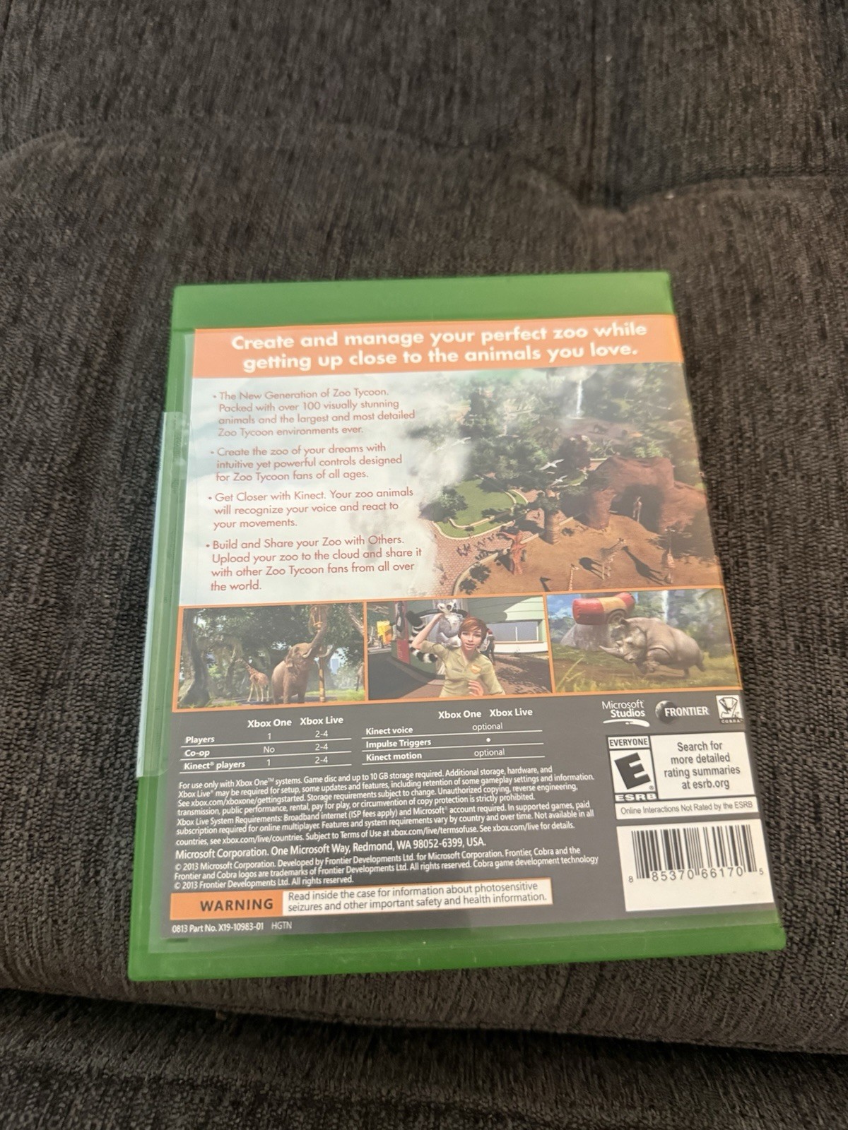 Zoo Tycoon (Microsoft Xbox One, 2013)