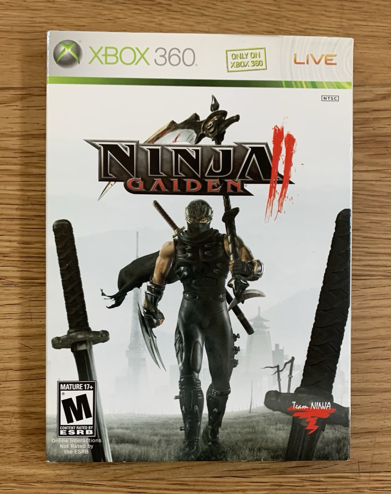 Ninja Gaiden 2 II (Microsoft Xbox 360, 2008) w/ Slipcover Sealed Company Store