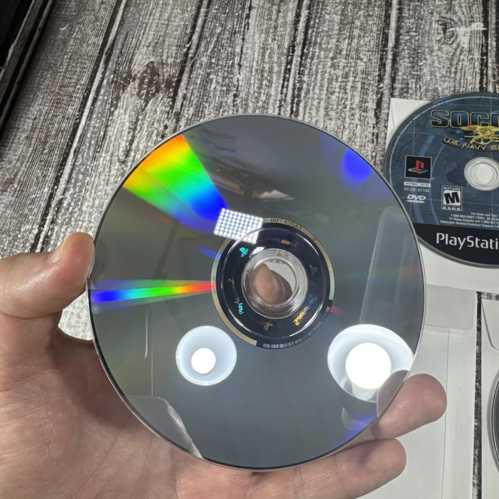 Sony PlayStation 2 PS2 Disc ONLY TESTED SOCOM US NAVY SEALS 1 2 3 BUNDLE LOT