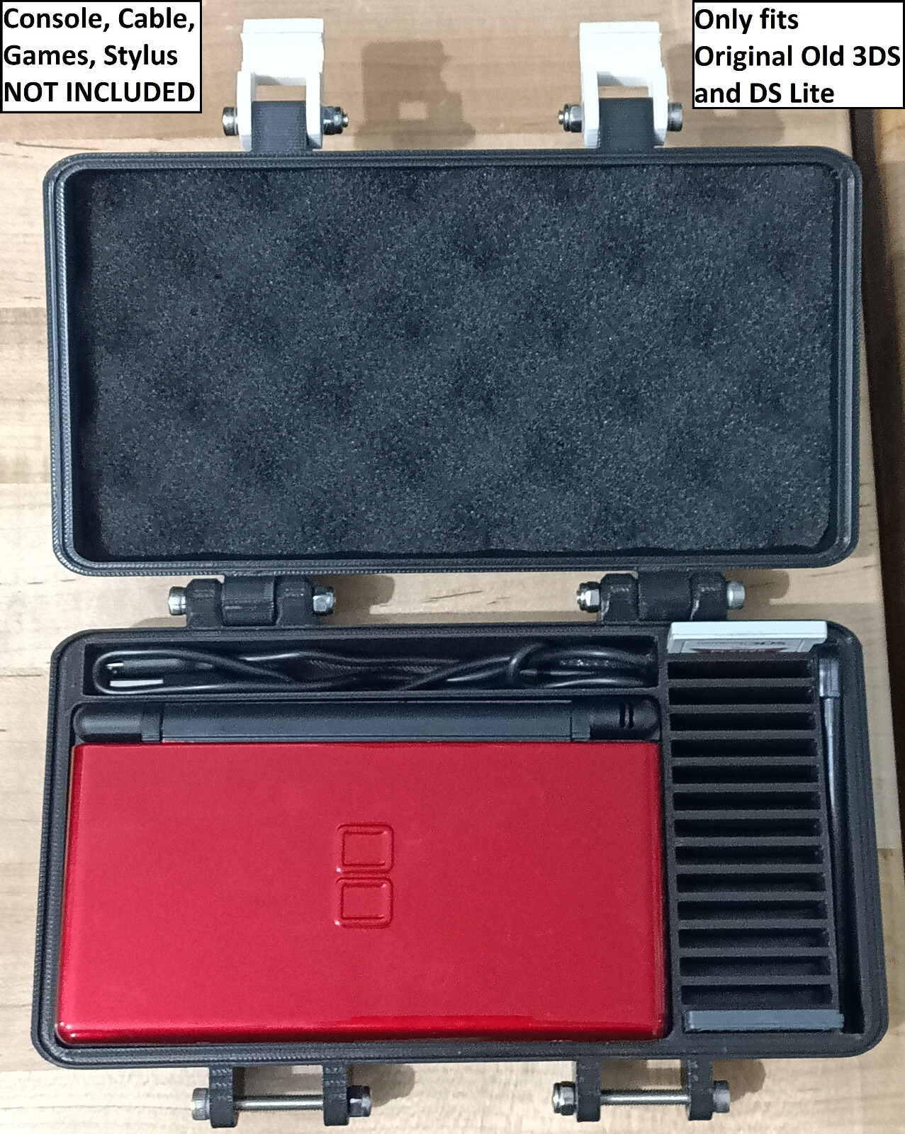Game Boy DS Lite & Original 3DS Protective Carrying Case – Holds 15+ Games